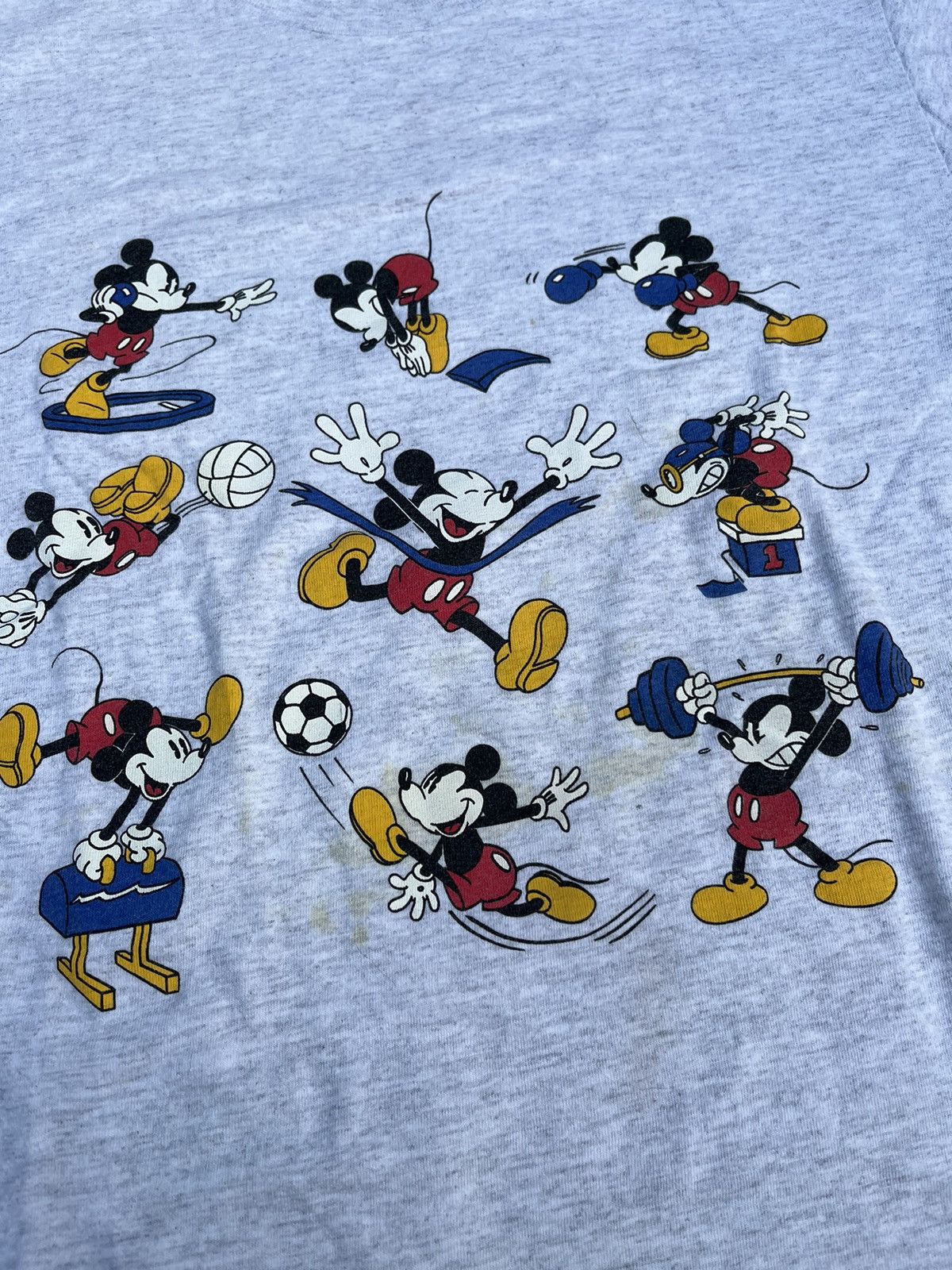 Disney Vintage 90s Disney Mickey Mouse Sports Olympics Graphic Tee Size US M / EU 48-50 / 2 - 2 Thumbnail