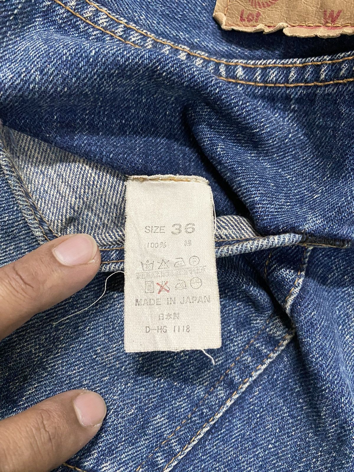 Denime × Japanese Brand × Vintage Vintage Japan Selvedge Denime imn194 Size US 32 / EU 48 - 9 Thumbnail