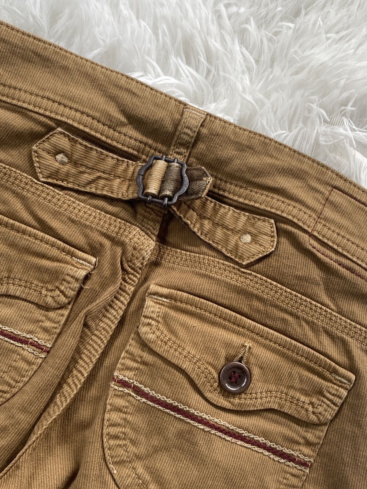 Japanese Brand 🔥OFFER🔥Betty Smith Skinny Cargo Pants Buckleback Japan Made Size 27" / US 4 / IT 40 - 11 Thumbnail