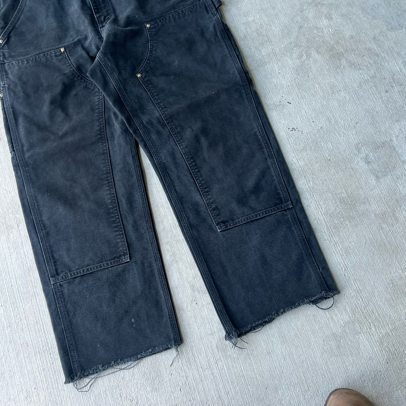 Carhartt × Vintage Carhartt black double knee work wear carpenter pants Size US 32 / EU 48 - 3 Thumbnail