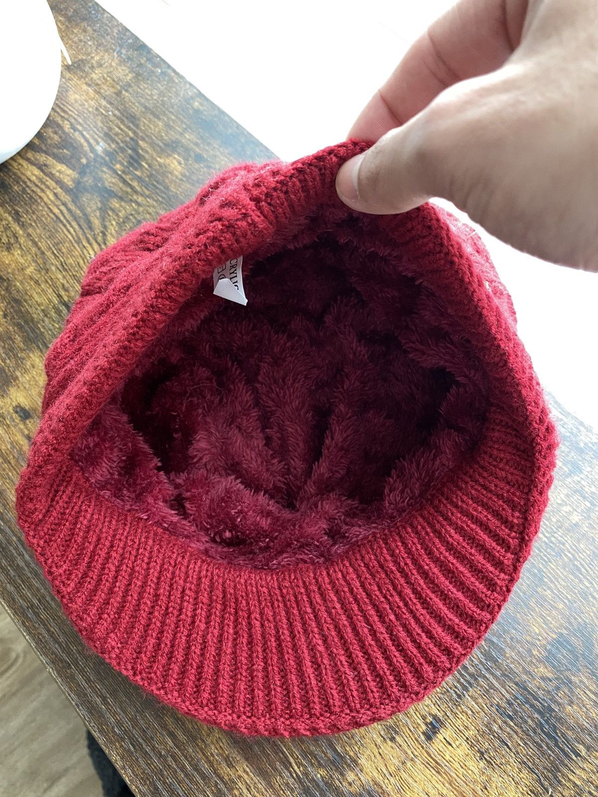 Other Y2K Fleece Knit Beanie Size ONE SIZE - 5 Thumbnail