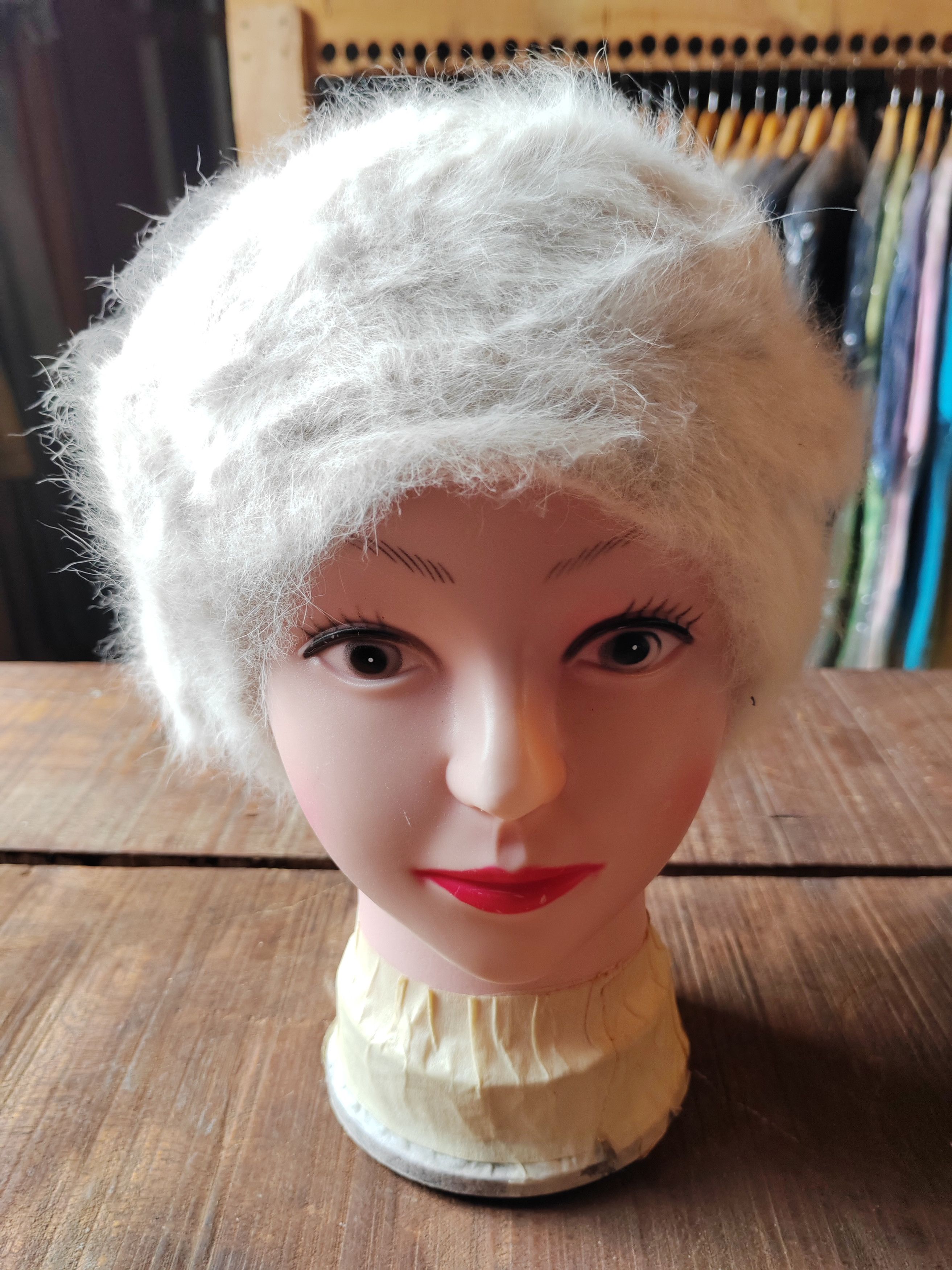 Japanese Brand Vintage Japanese Rabbit Fur Hat Size ONE SIZE - 1 Thumbnail