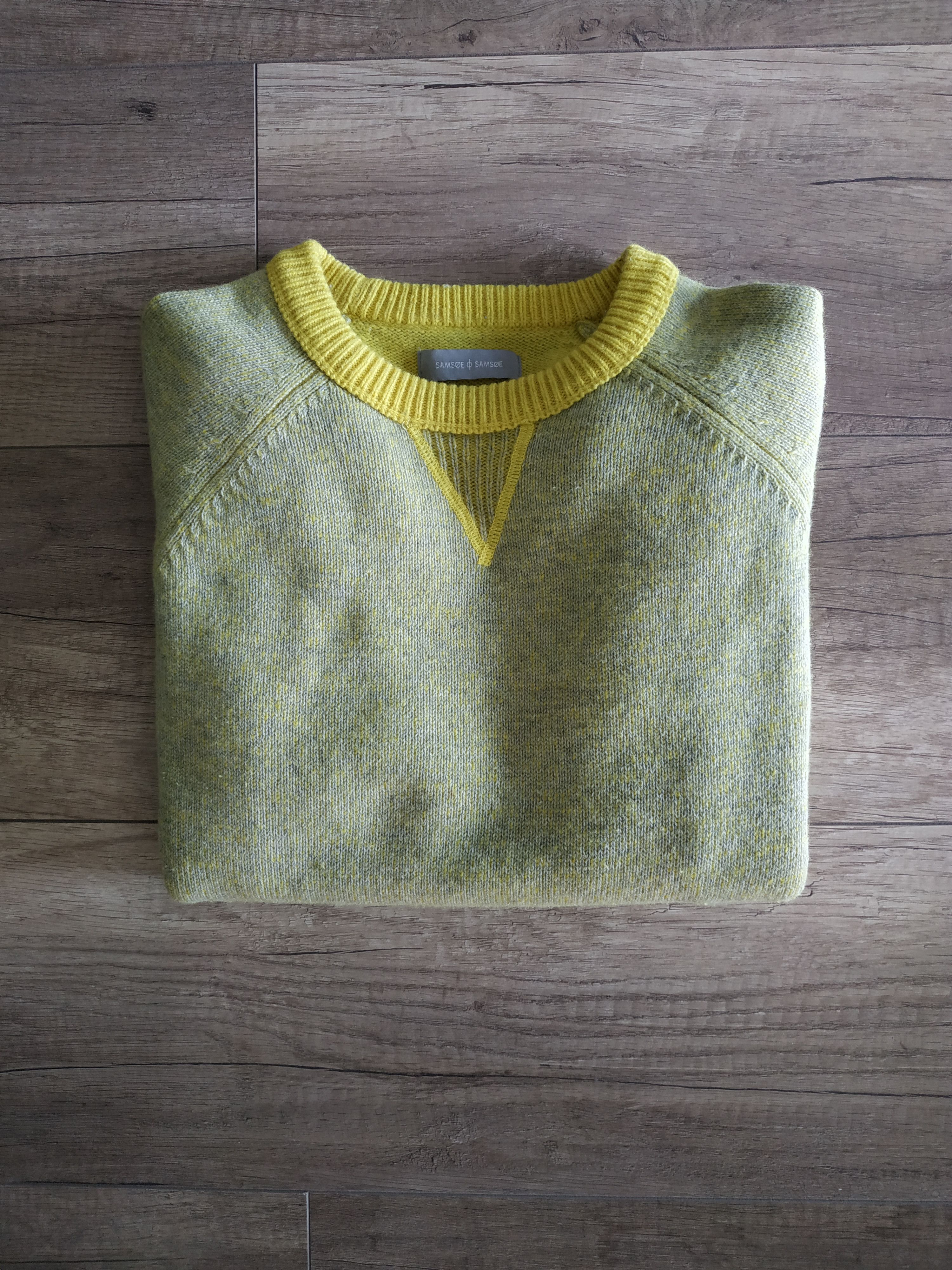 Samsoe Samsoe Samsoe & Samsoe Women's Yellow Wool Sweater/Pullover, s. XS Size XS / US 0-2 / IT 36-38 - 3 Thumbnail