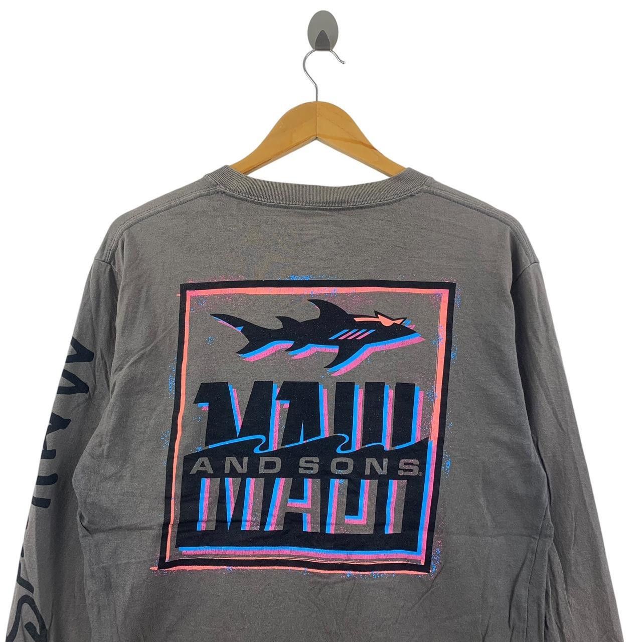Maui and Sons Vintage MAUI AND SONS Surf Shark Hawaii Tee Shirt Top Size US M / EU 48-50 / 2 - 8 Thumbnail