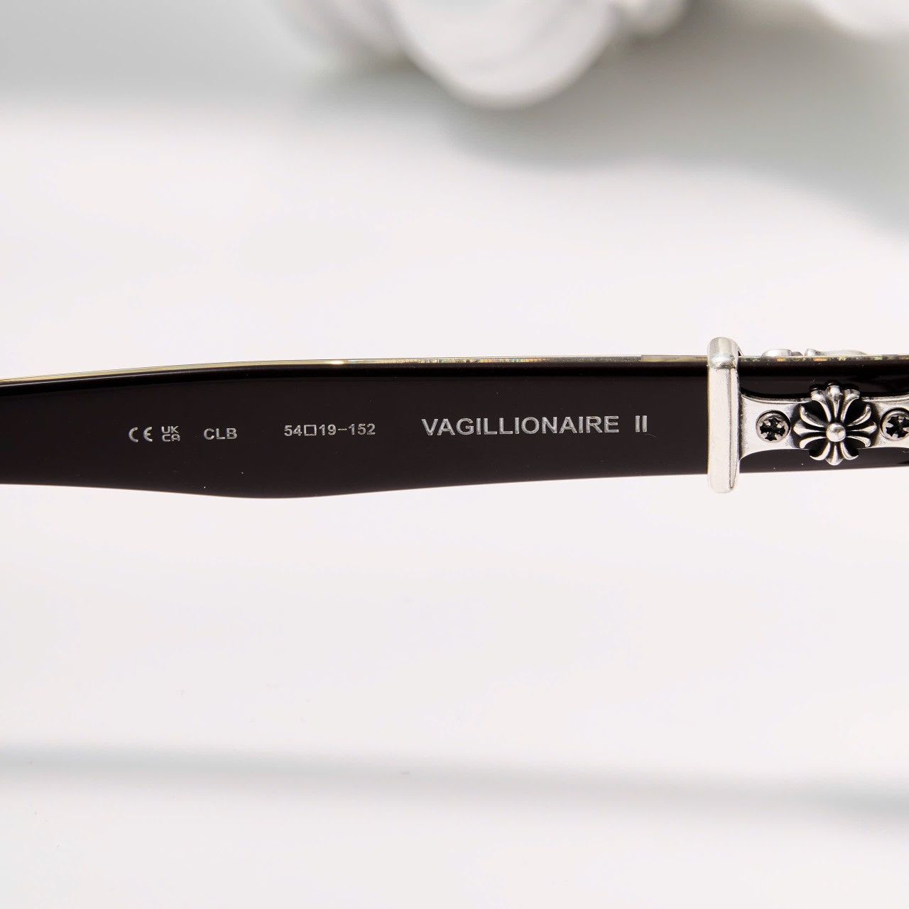 Chrome Hearts CHROME HEARTS VAGILLIONAIRE II CLASSIC BROWN GLASSES Size ONE SIZE - 5 Thumbnail
