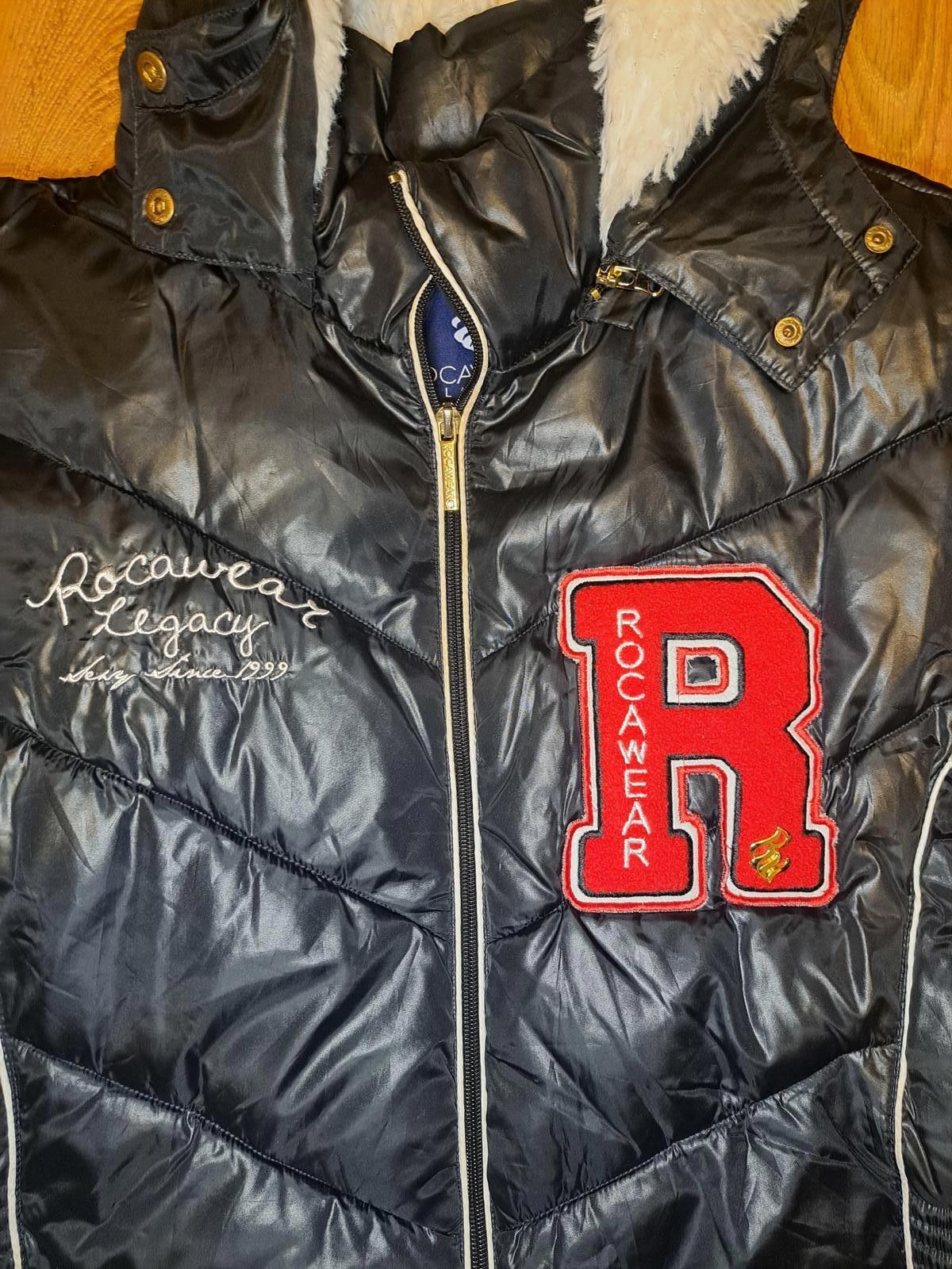 Rocawear Rocawear Puffer Jacket Mens XXXL Hoodie Full Zip Embroidery Size US XXL / EU 58 / 5 - 3 Thumbnail