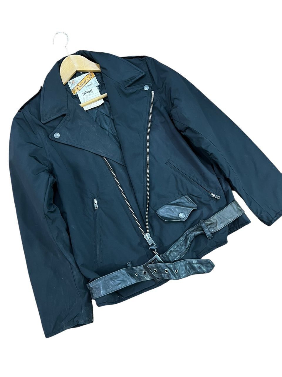 Schott Schott Perfecto Double Collar Single Rider Jacket M53109 Size US S / EU 44-46 / 1 - 6 Thumbnail