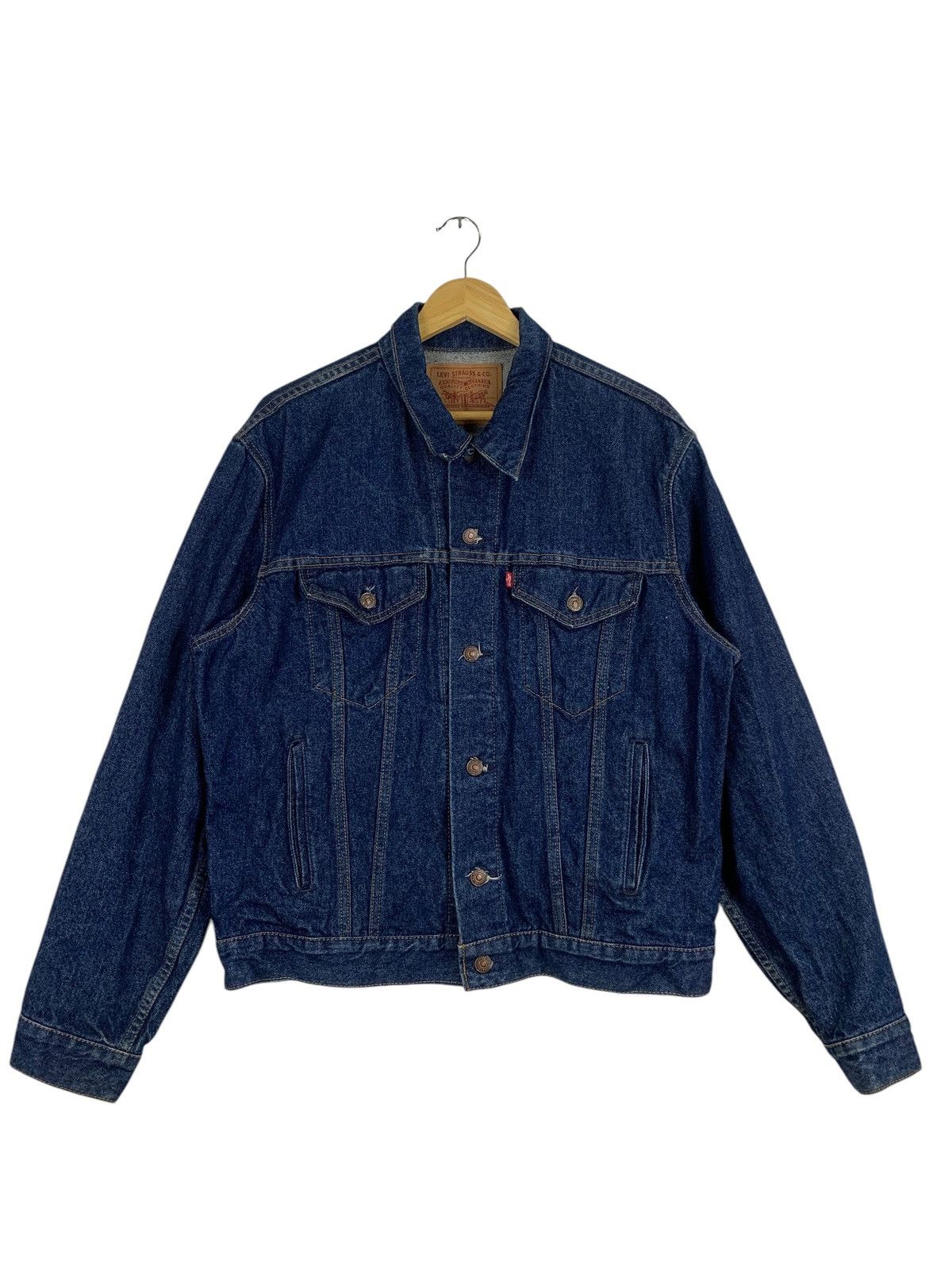 Levi's Vintage 90’s Levis Denim Jacket Size US M / EU 48-50 / 2 - 1 Thumbnail