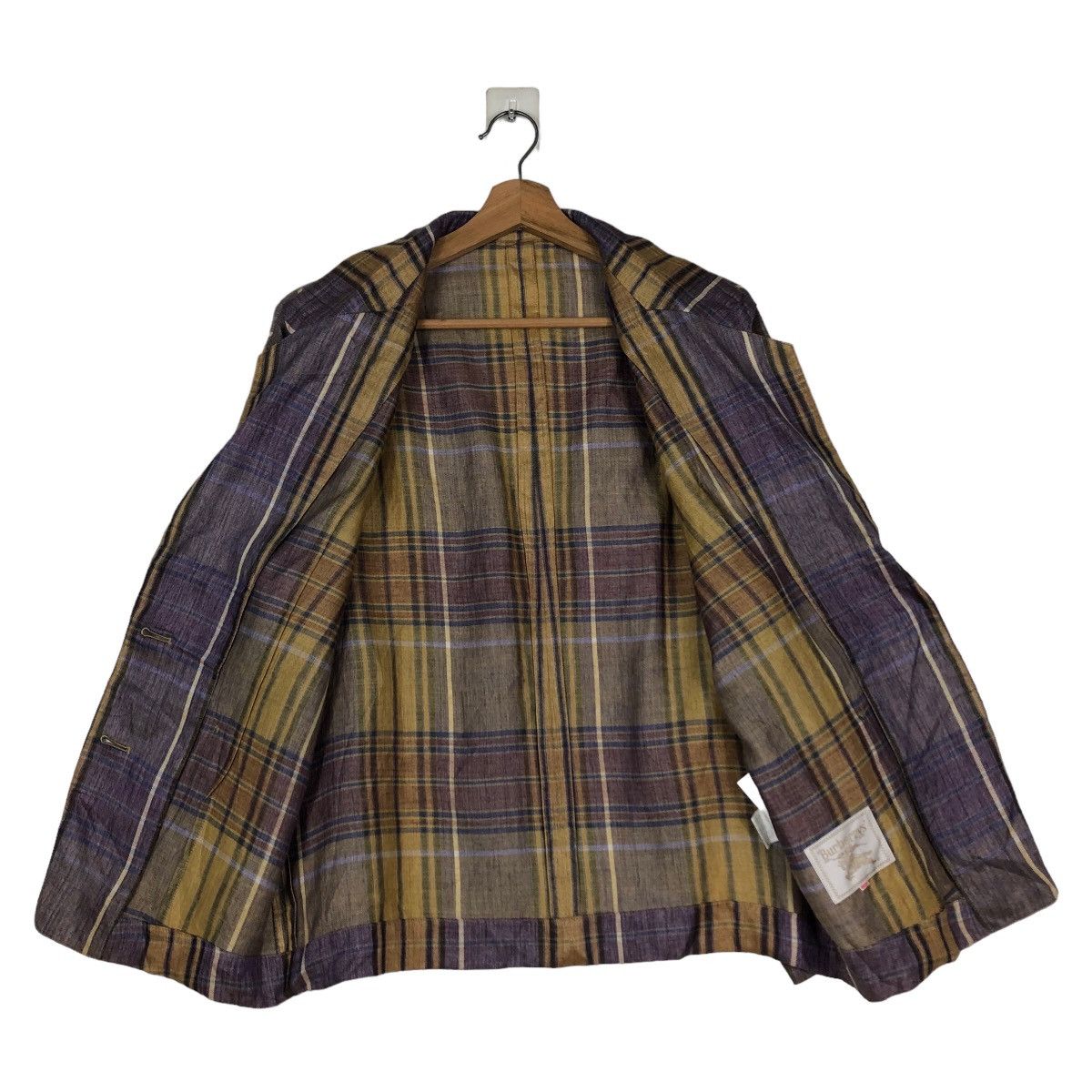 Burberry 🔥Vintage Burberrys Chore Jacket Tartan Design Size US M / EU 48-50 / 2 - 13 Thumbnail