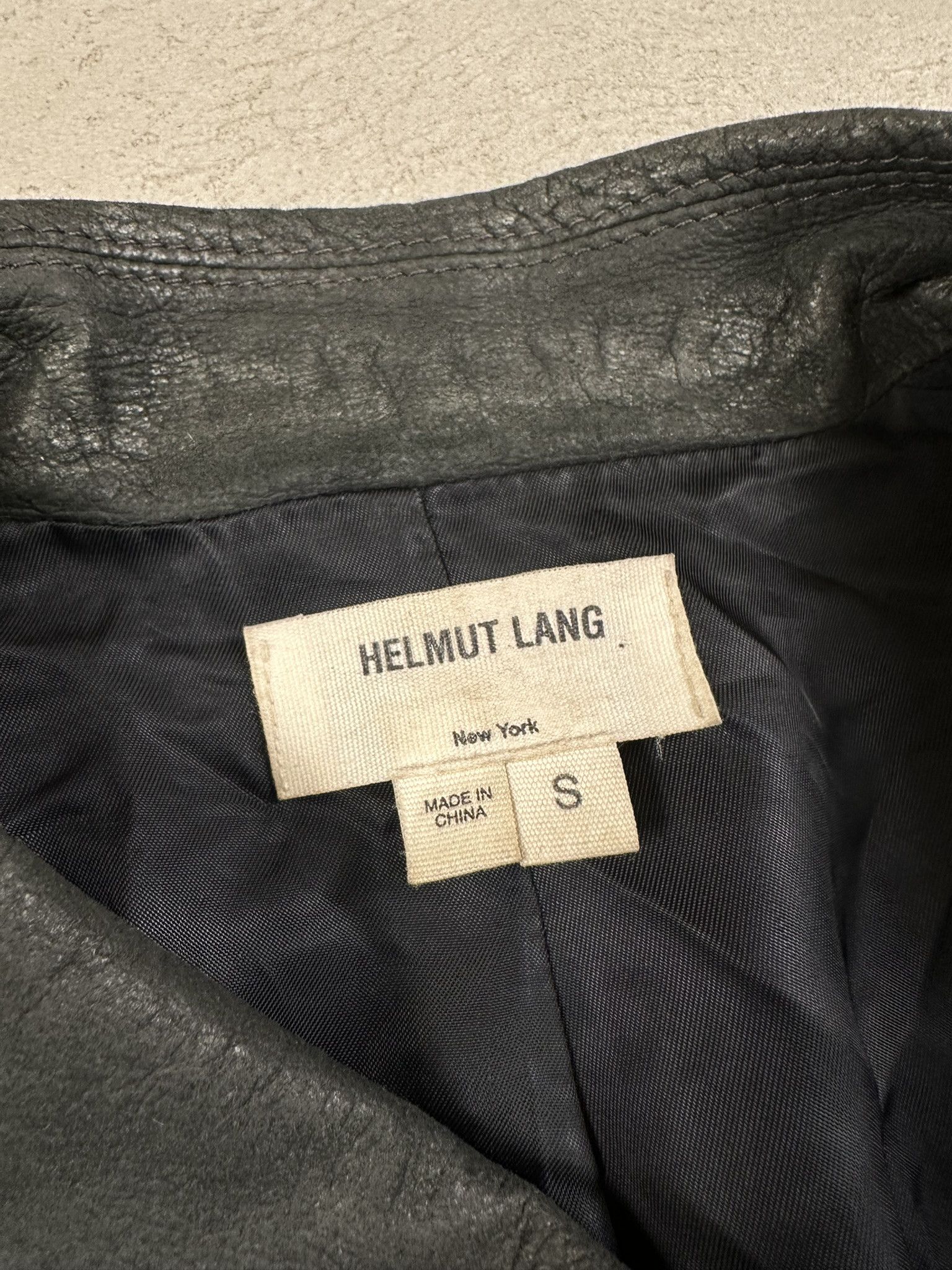 Helmut Lang Helmut Lang Leather Avant Garde Asymetrical Biker Jacket Size S / US 4 / IT 40 - 7 Thumbnail