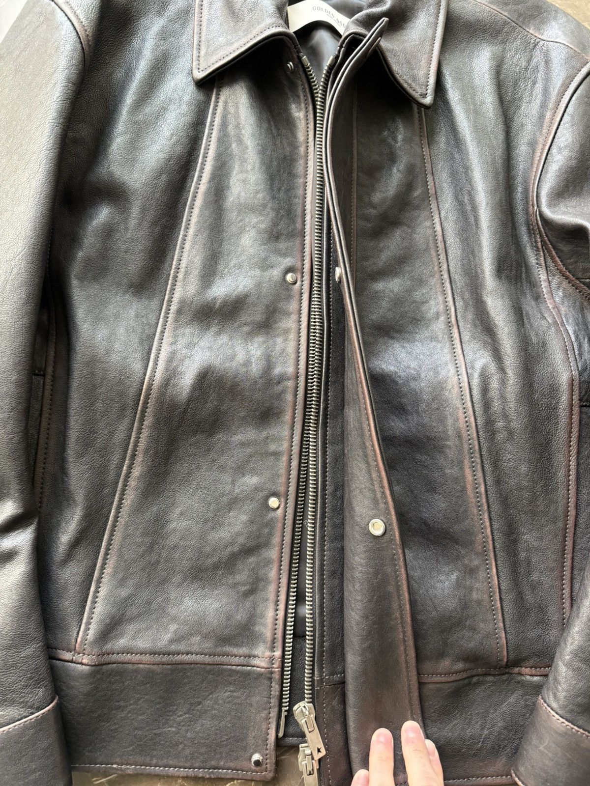 Golden Goose Golden Goose Bomber Jacket — Nappa Leather Size US L / EU 52-54 / 3 - 4 Thumbnail