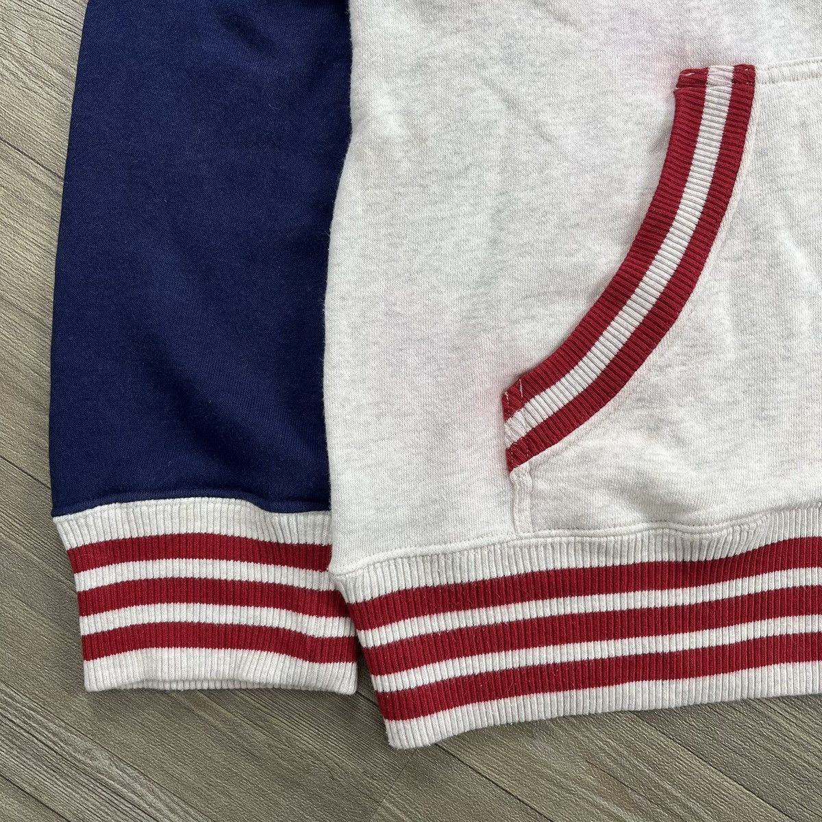 mercibeaucoup Vintage Mercibeaucoup Issey Miyake Panda Ear Varsity Hooded Size US L / EU 52-54 / 3 - 5 Thumbnail