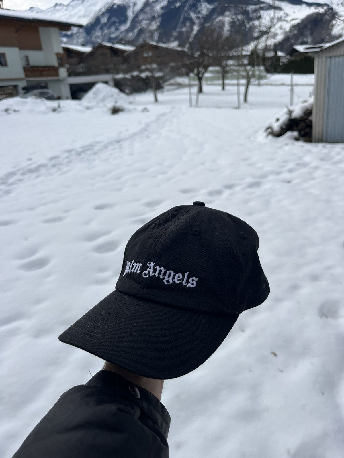 Palm Angels Palm Angels logo hat | Grailed