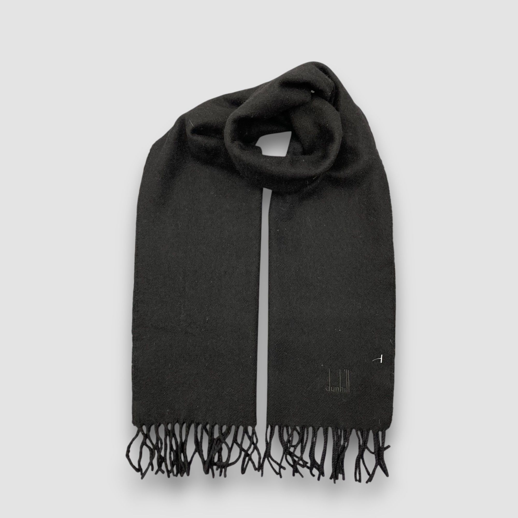Alfred Dunhill Vintage Dunhill Scarf Muffler Alred Dunhill Cashmere Scarves Size ONE SIZE - 1 Thumbnail