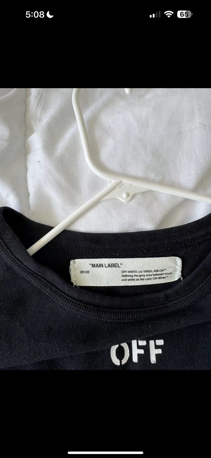 Off-White Off-White Spray Tee/T-Shirt Size Small (oversized) Size US S / EU 44-46 / 1 - 3 Thumbnail