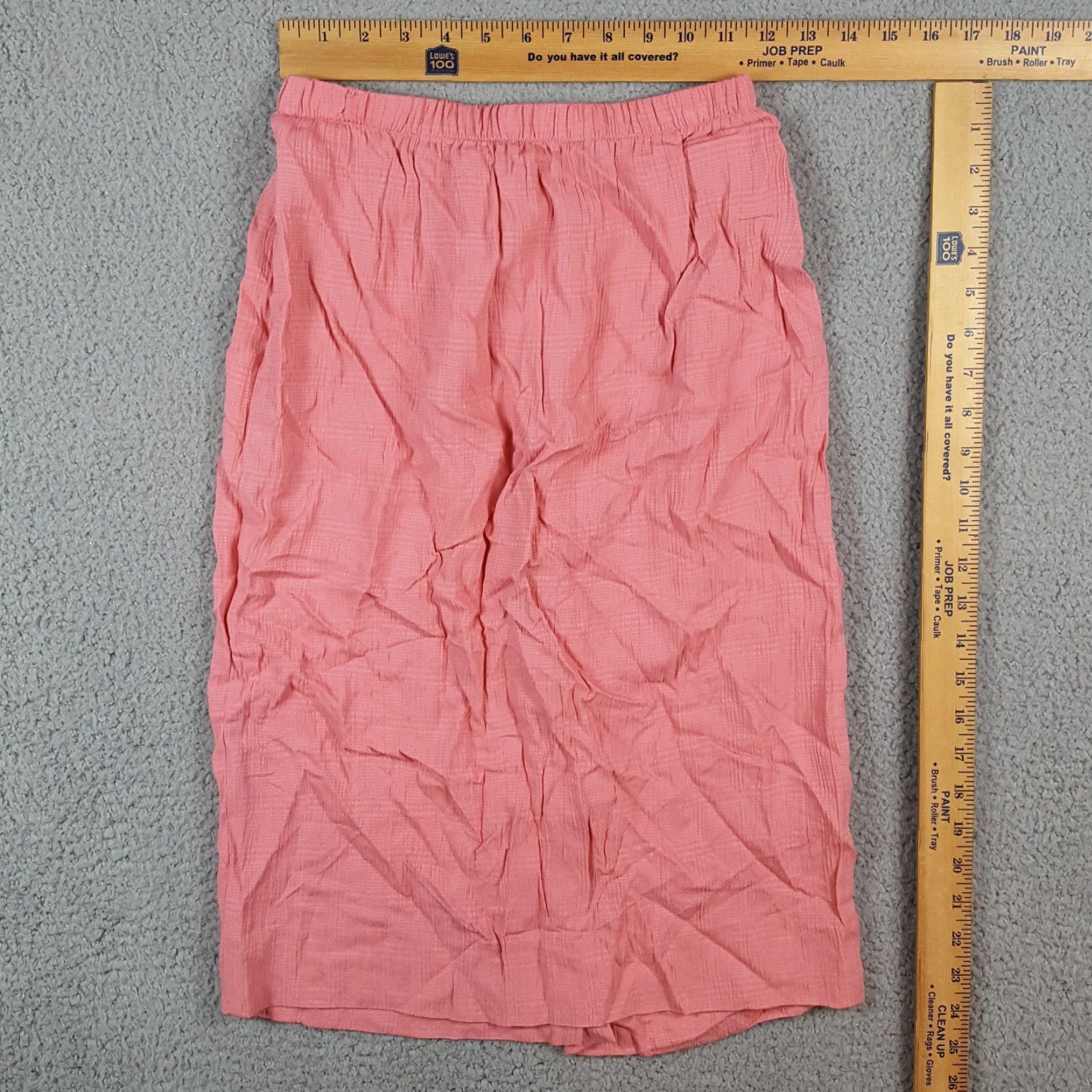 Pinko Vintage Pink Women's Size 6 Knee Length Pencil Skirt 90s Boho Retro Summer Stretch Cotton Size 28" / US 6 / IT 42 - 3 Thumbnail