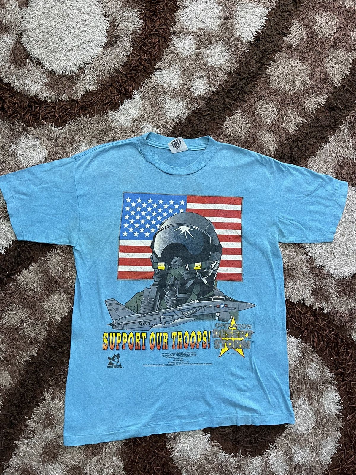 Vintage VINTAGE 90S OPERATION DESERT STORM TEE VERY RARE Size US L / EU 52-54 / 3 - 1 Thumbnail