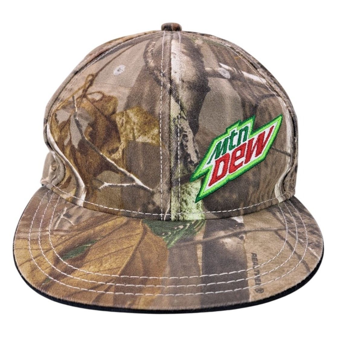 Realtree Mountain Dew Realtree Camo Camouflage Hat Embroidered Logo Size ONE SIZE - 1 Thumbnail