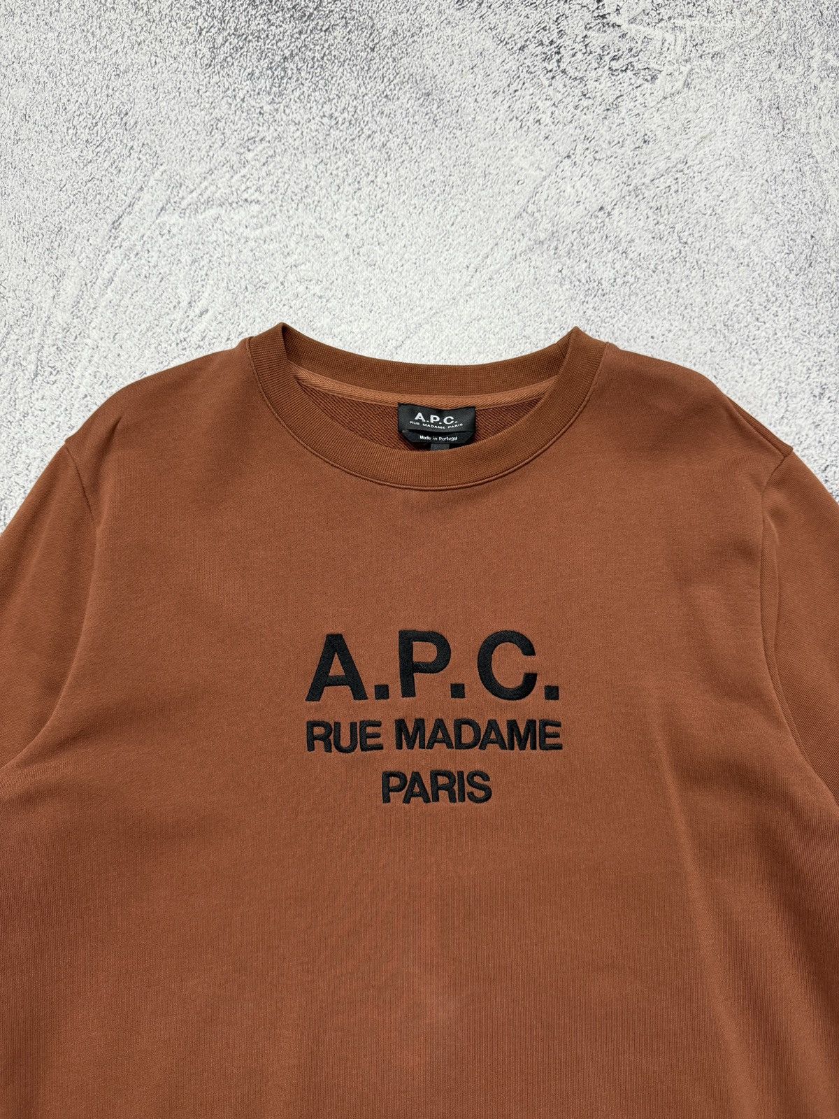 A.P.C. A.P.C “Rue Madame Paris” Crewneck Men’s Sweatshirt Size US L / EU 52-54 / 3 - 3 Thumbnail