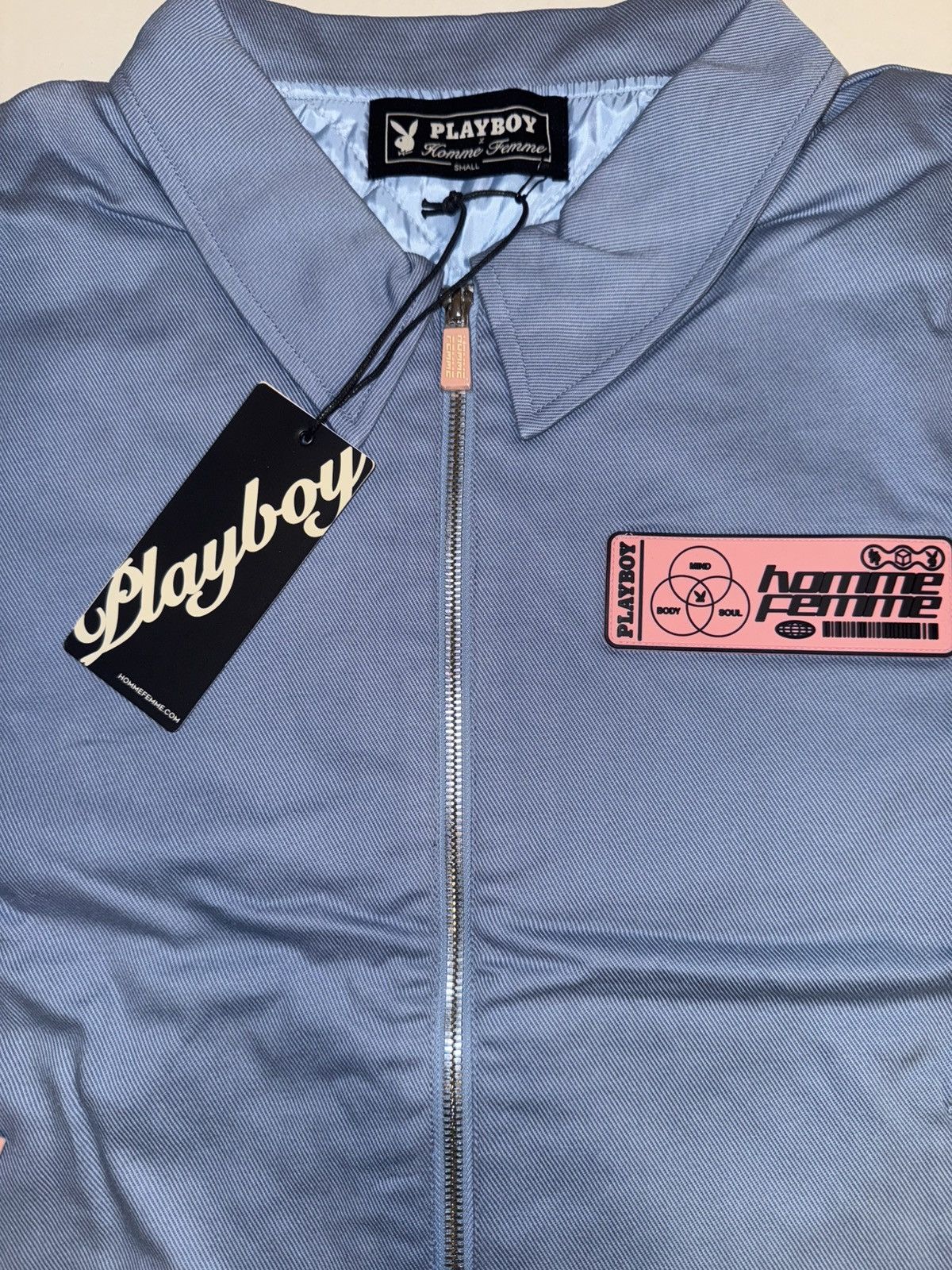 Homme + Femme La × Playboy Homme femme LA Playboy Fantasy Blue Jacket size Small Size US S / EU 44-46 / 1 - 2 Thumbnail