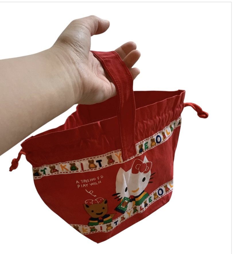 Vintage Vintage Thrifted Japanese Hello Kitty 90s Cotton Minibag Size ONE SIZE - 2 Thumbnail