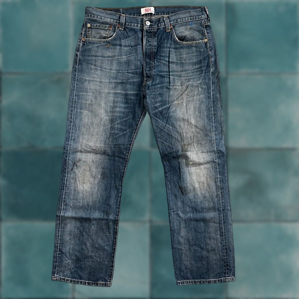 Levi's VINTAGE Levi's 501 Jeans Straight Men 36 Regular Blue 30Y2K 90s Denim Mid Rise Act 35x29 Size US 36 / EU 52 - 1 Thumbnail