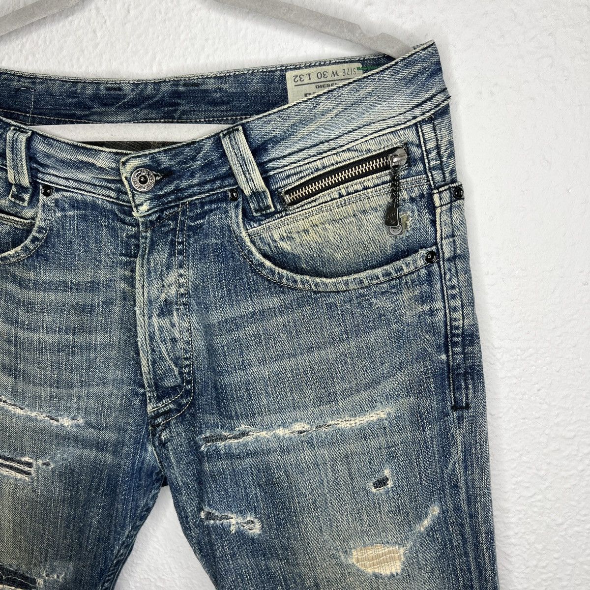 Diesel Vintage Diesel Jeans Denim Trousers Pants Y2K Distressed Size US 32 / EU 48 - 5 Thumbnail