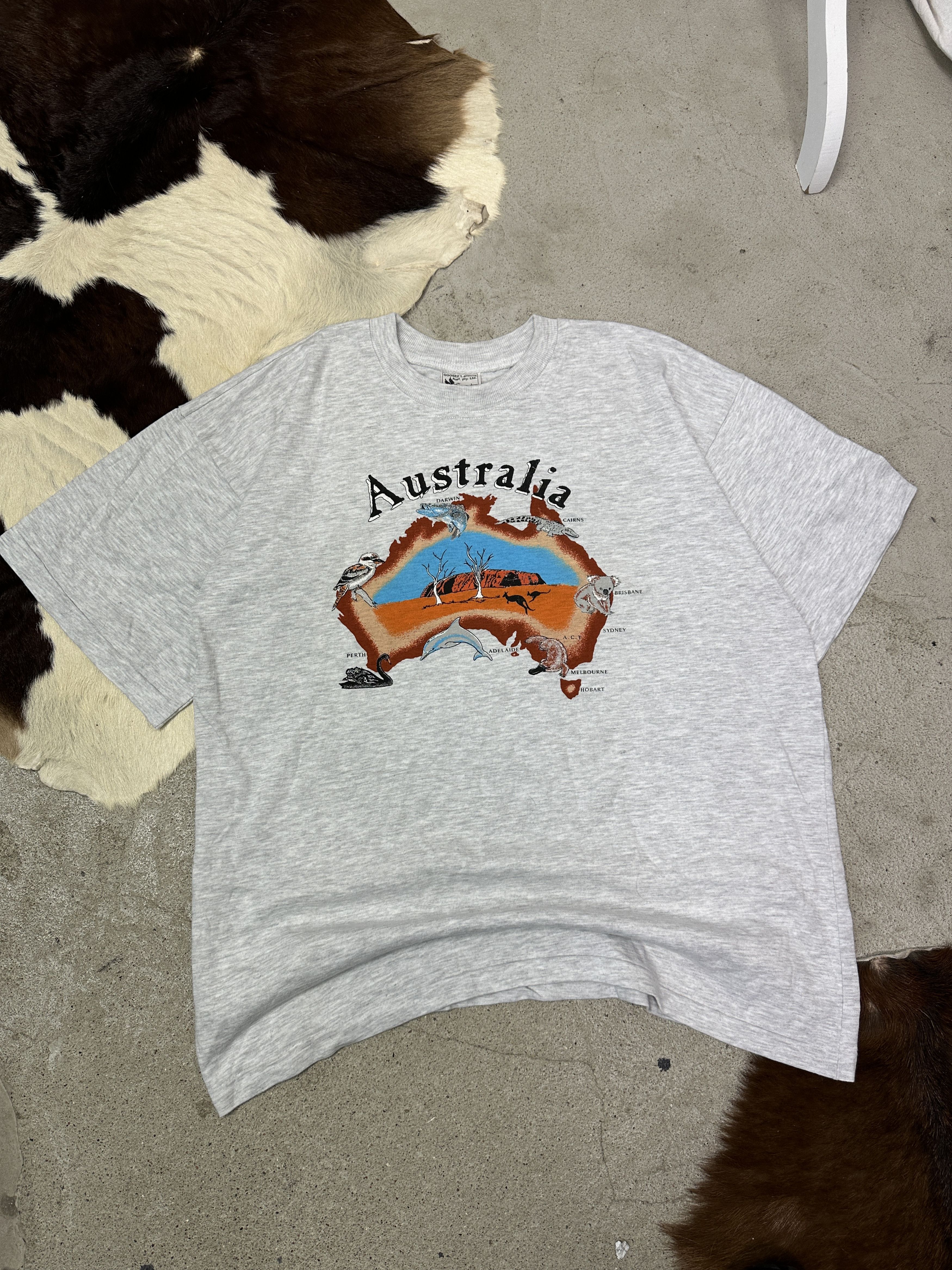 Vintage Vintage Streetwear Old School Australia T-shirt 90s Size US XXL / EU 58 / 5 - 1 Thumbnail