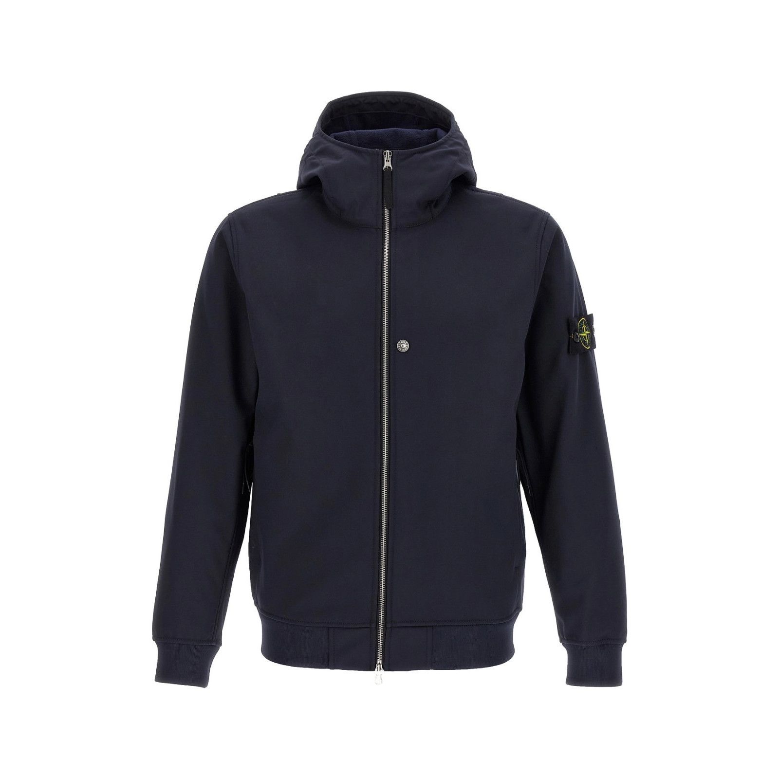STONE ISLAND Soft Shell-R Blue Canvas Jacket New & Authentic