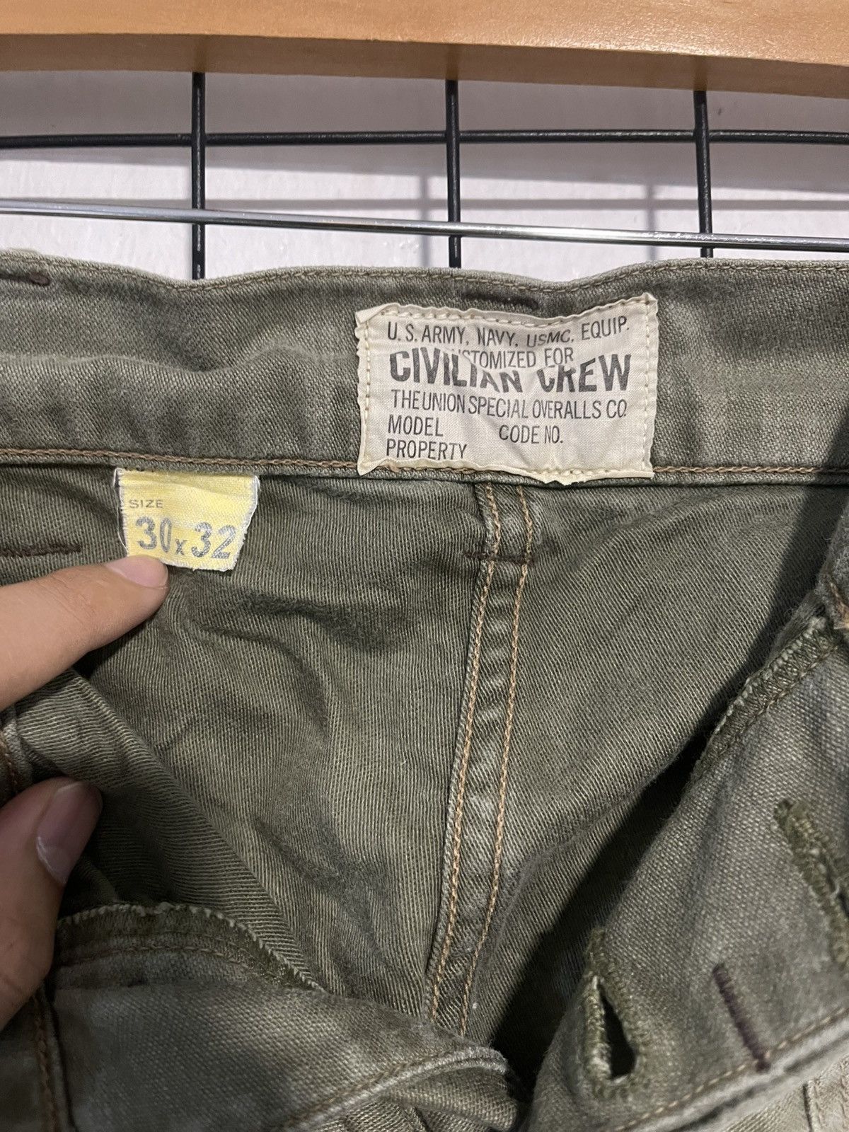 Freewheelers FREEWHEELERS M-1942 MILITARY-STYLE TROUSER Size US 30 / EU 46 - 2 Thumbnail