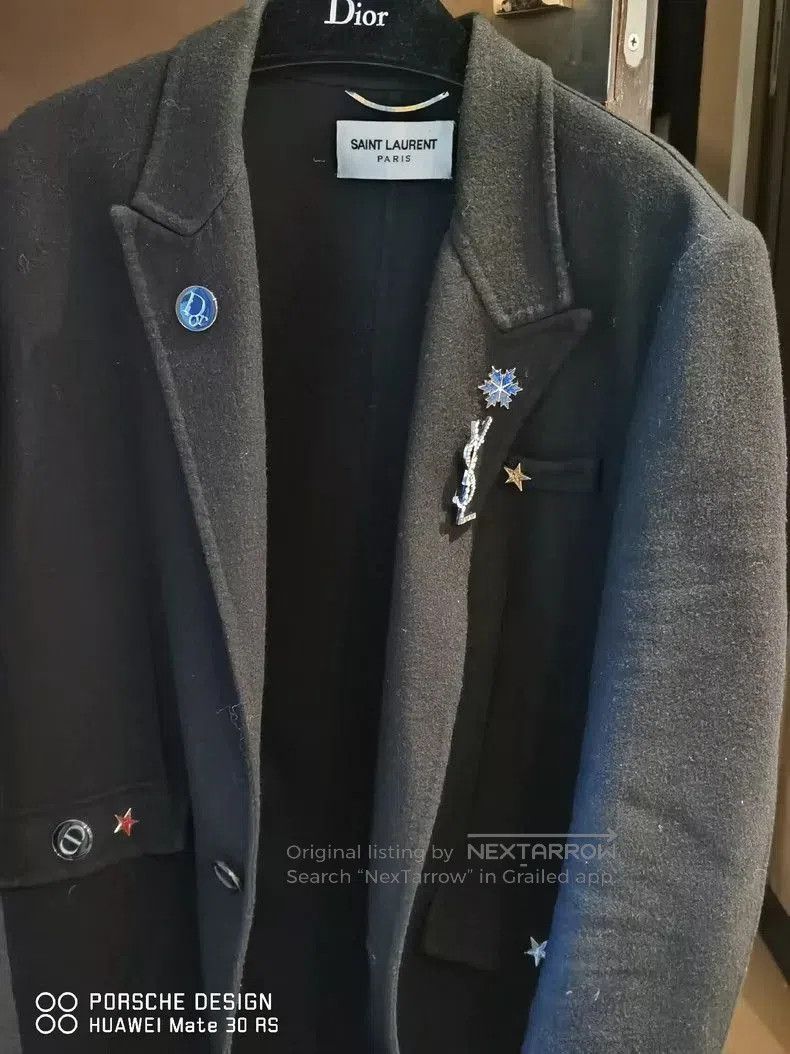 Saint Laurent Paris Saint Laurent Wool Coat M Size. Size US L / EU 52-54 / 3 - 3 Thumbnail