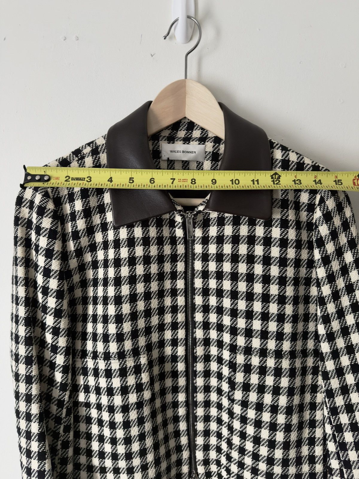 Wales Bonner Wales Bonner Checkered Jacket AW17 Size M / US 6-8 / IT 42-44 - 5 Thumbnail