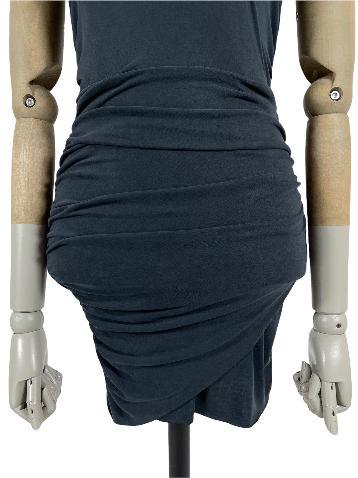 Allsaints NEW Nirman Ruched Wrap Over Open Back Mini Cross Avant Dress Size S / US 4 / IT 40 - 9 Thumbnail