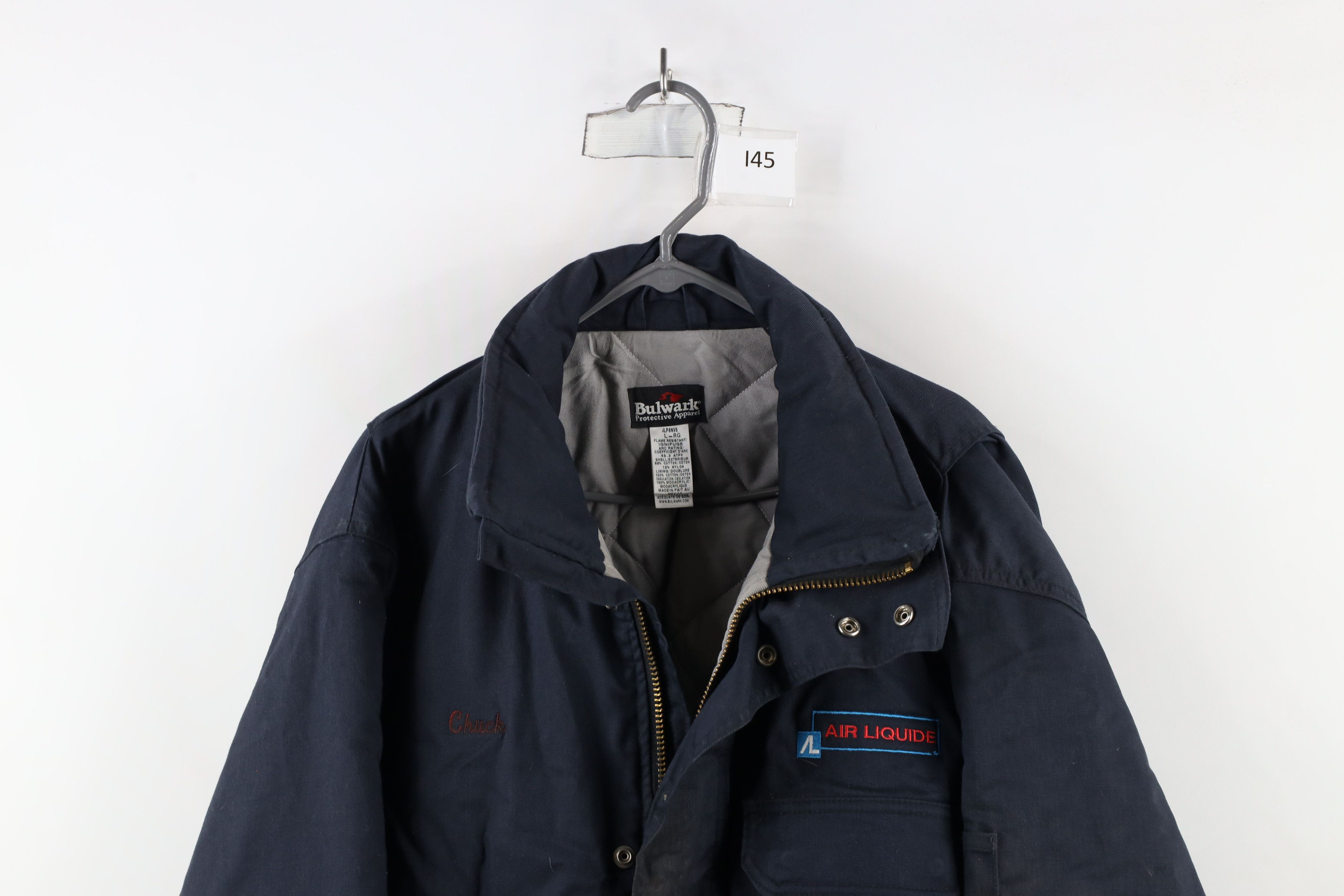 Vintage Bulwark FR Flame Resistant Heavyweight Quilted Work Jacket Size US L / EU 52-54 / 3 - 2 Thumbnail