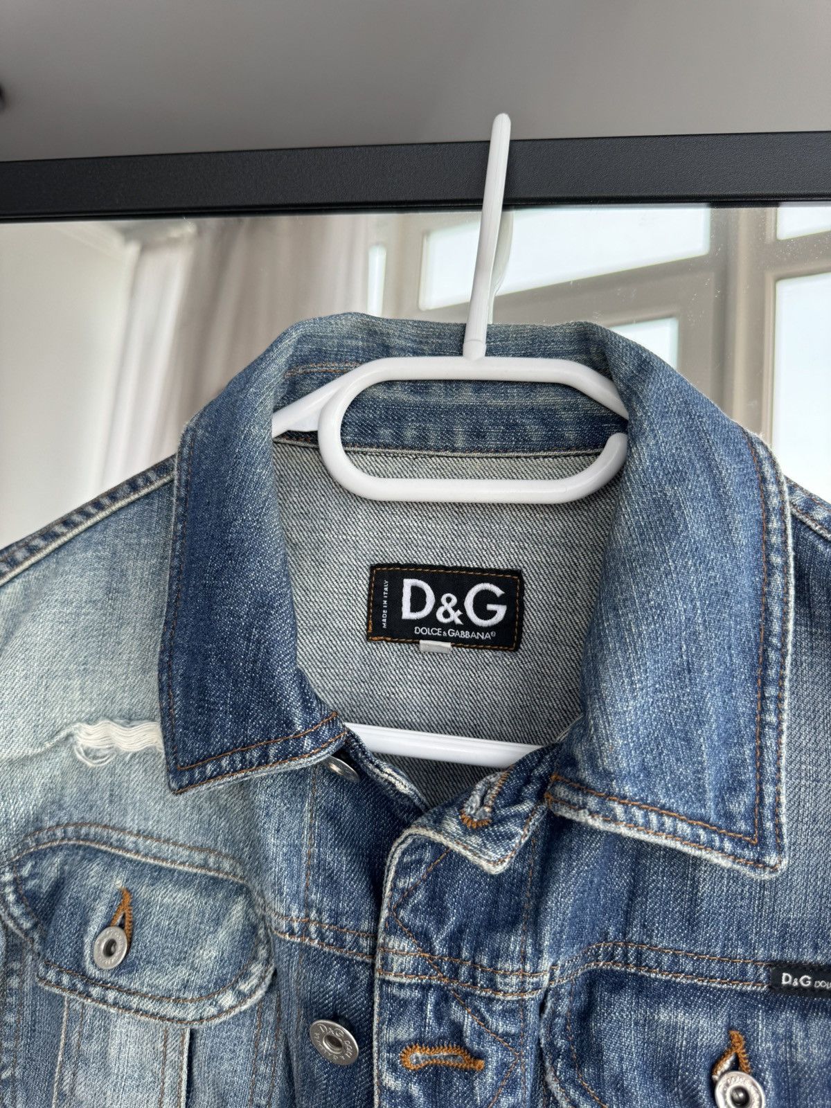 Dolce & Gabbana Vintage Dolce & Gabbana Women’s Denim Jacket Sz L Size L / US 10 / IT 46 - 3 Thumbnail