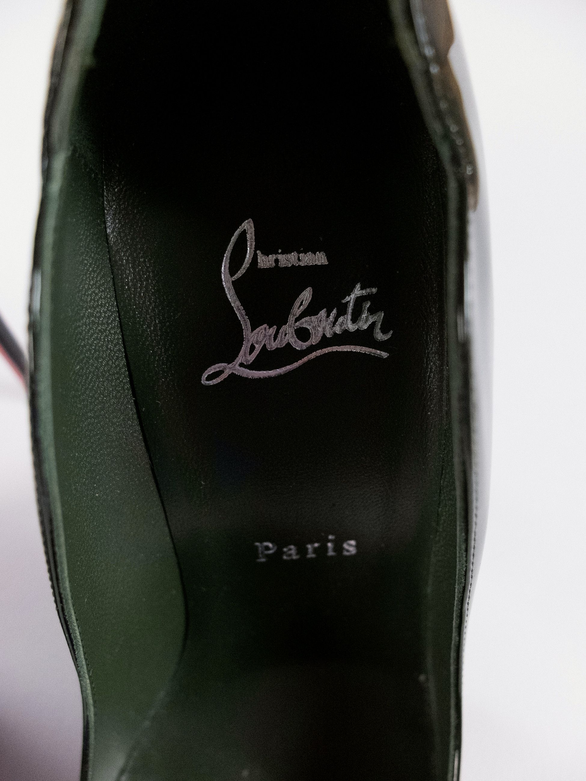 Christian Louboutin CHRISTIAN LOUBOUTIN Hot Chick green patent leather pumps 8.5 Size US 8.5 / IT 38.5 - 5 Thumbnail