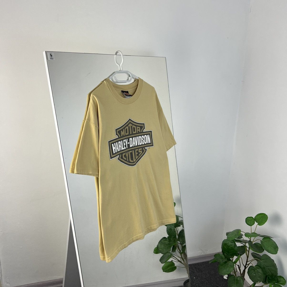 Harley Davidson Vintage 1996 Harley Davidson Made in USA Big Logo T-Shirt Size US XL / EU 56 / 4 - 1 Thumbnail