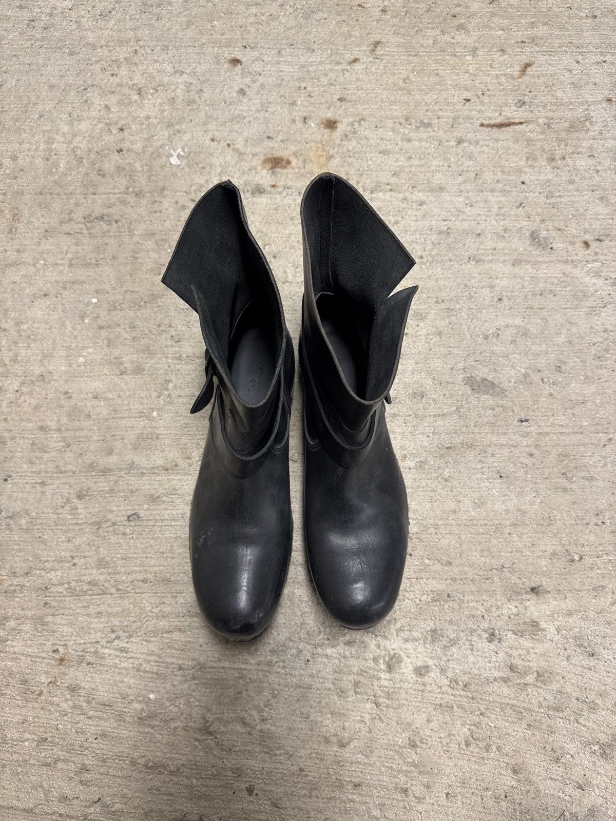 Isamu Katayama Backlash Ballet Isamu Katayama Backlash Black Leather Ankle Boots Size US 8 / IT 38 - 5 Thumbnail