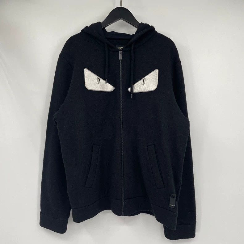Fendi Fendi Monster Wool Zip Jacket - dmc Size US L / EU 52-54 / 3 - 1 Thumbnail