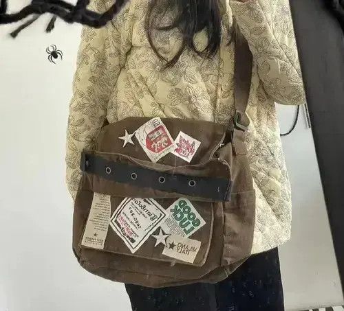 VIBE Vintage Y2k Messenger Bag Size ONE SIZE - 4 Thumbnail