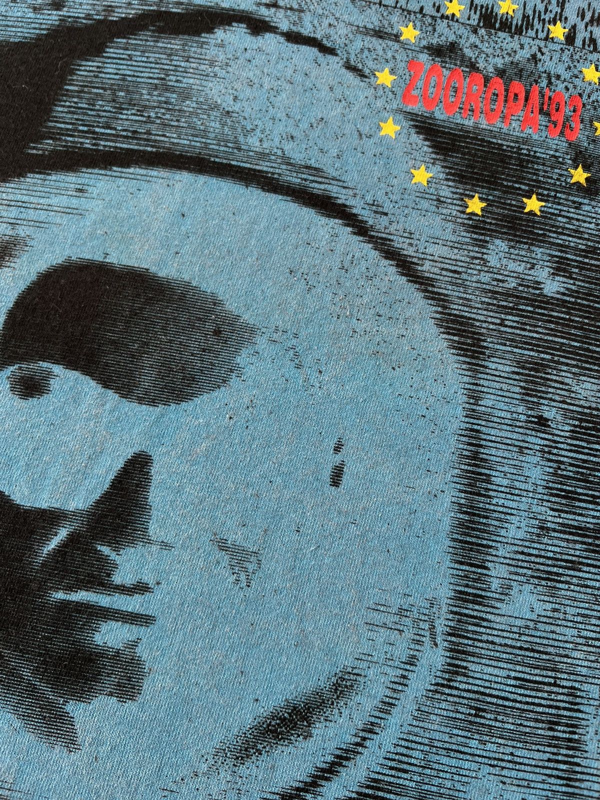 Band Tees Vintage 1993 U2 Zoo TV The Final Frontier Zooropa T-shirt Size US XL / EU 56 / 4 - 7 Thumbnail