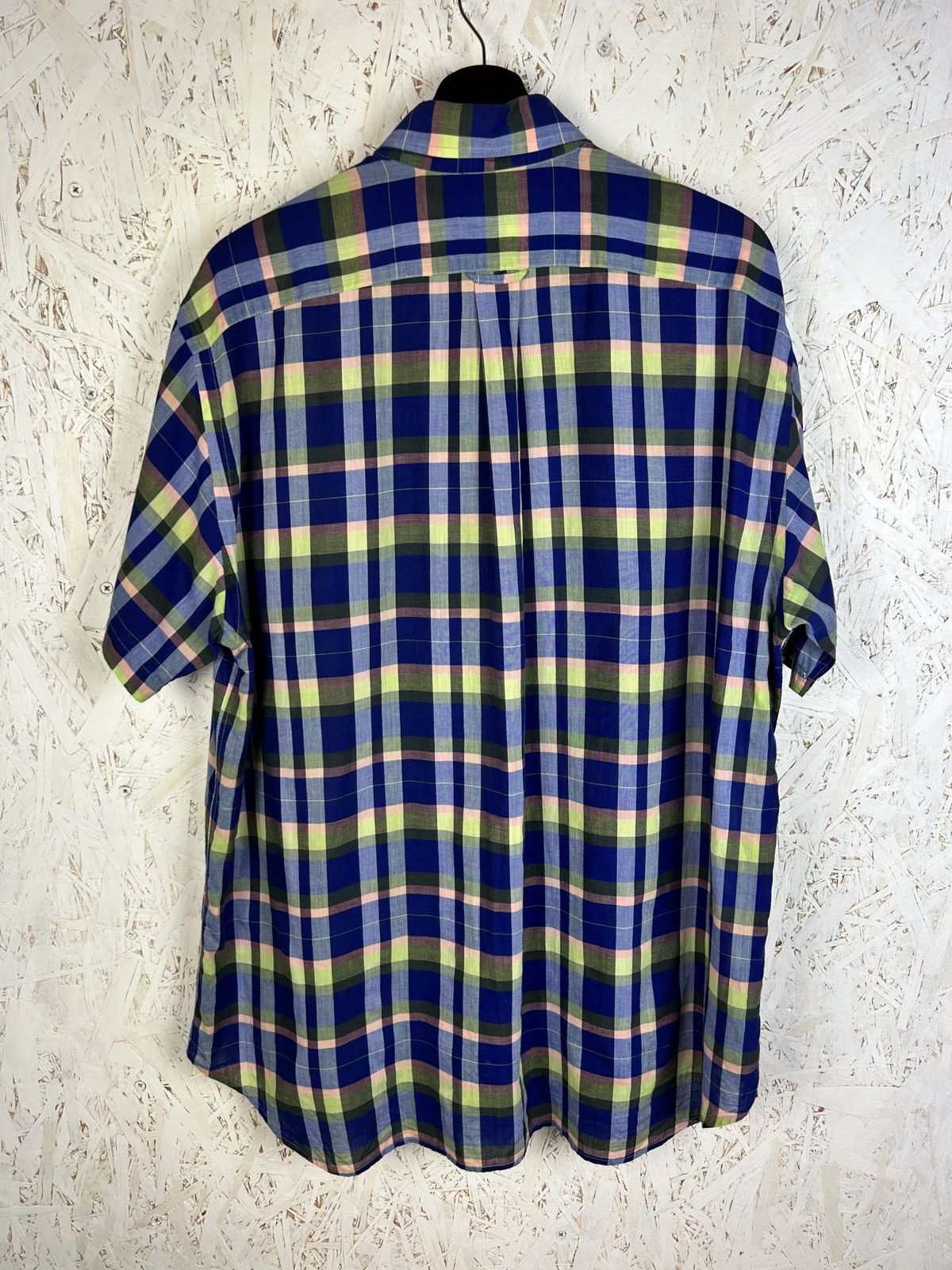 Burberry 80s 90s Burberry’s Short Sleeve Plaid Checkered Shirt L Size US L / EU 52-54 / 3 - 5 Thumbnail