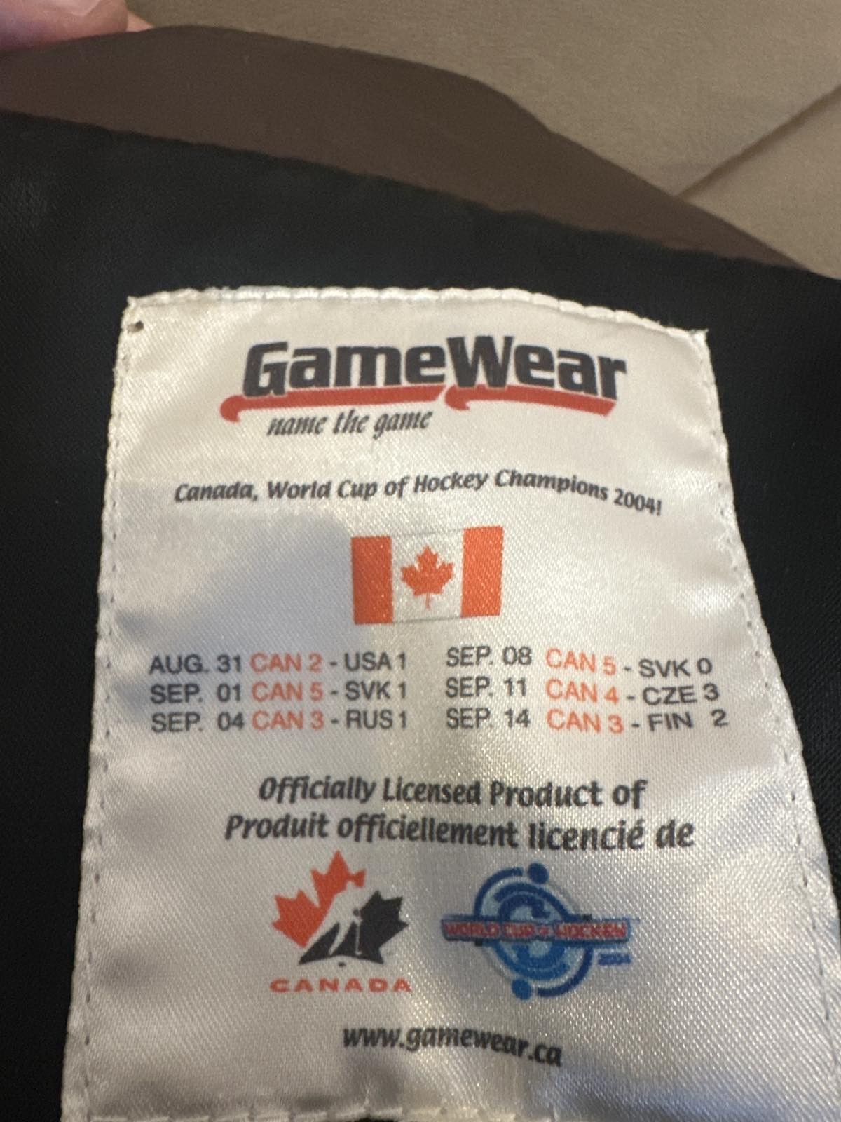 Other RARE Canada 2004 World Cup of Hockey Leather Jacket Size US XL / EU 56 / 4 - 6 Thumbnail