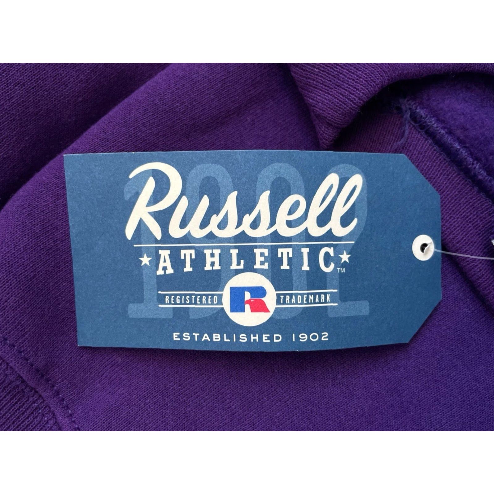 Russell Athletic VINTAGE Russell Athletic Crewneck Sweatshirt Mens S Purple Deadstock NWT Y2K Sweatshirt Crew Size US S / EU 44-46 / 1 - 2 Thumbnail
