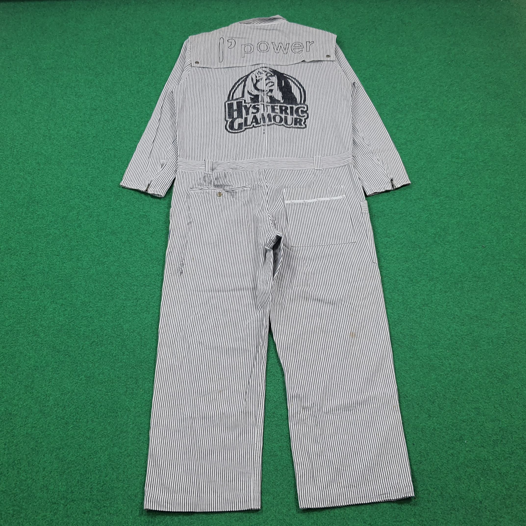 Japanese Brand Vintage PAPAS Stripe Custom Hysteric Coverall C302N19 Size US M / EU 48-50 / 2 - 2 Thumbnail