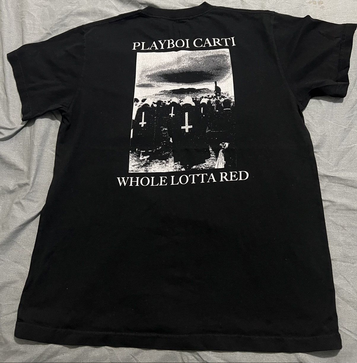 Playboi Carti Playboicarti black leather devil t shitt Size US M / EU 48-50 / 2 - 2 Thumbnail