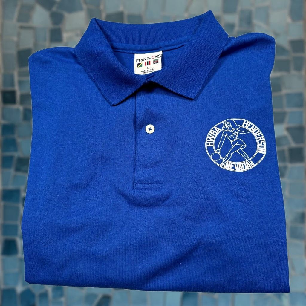NBA VINTAGE Polo Shirt Mens L Blue 90s Sports WNBA Short Sleeve Cotton Size 36" / US 14 / IT 50 - 1 Thumbnail
