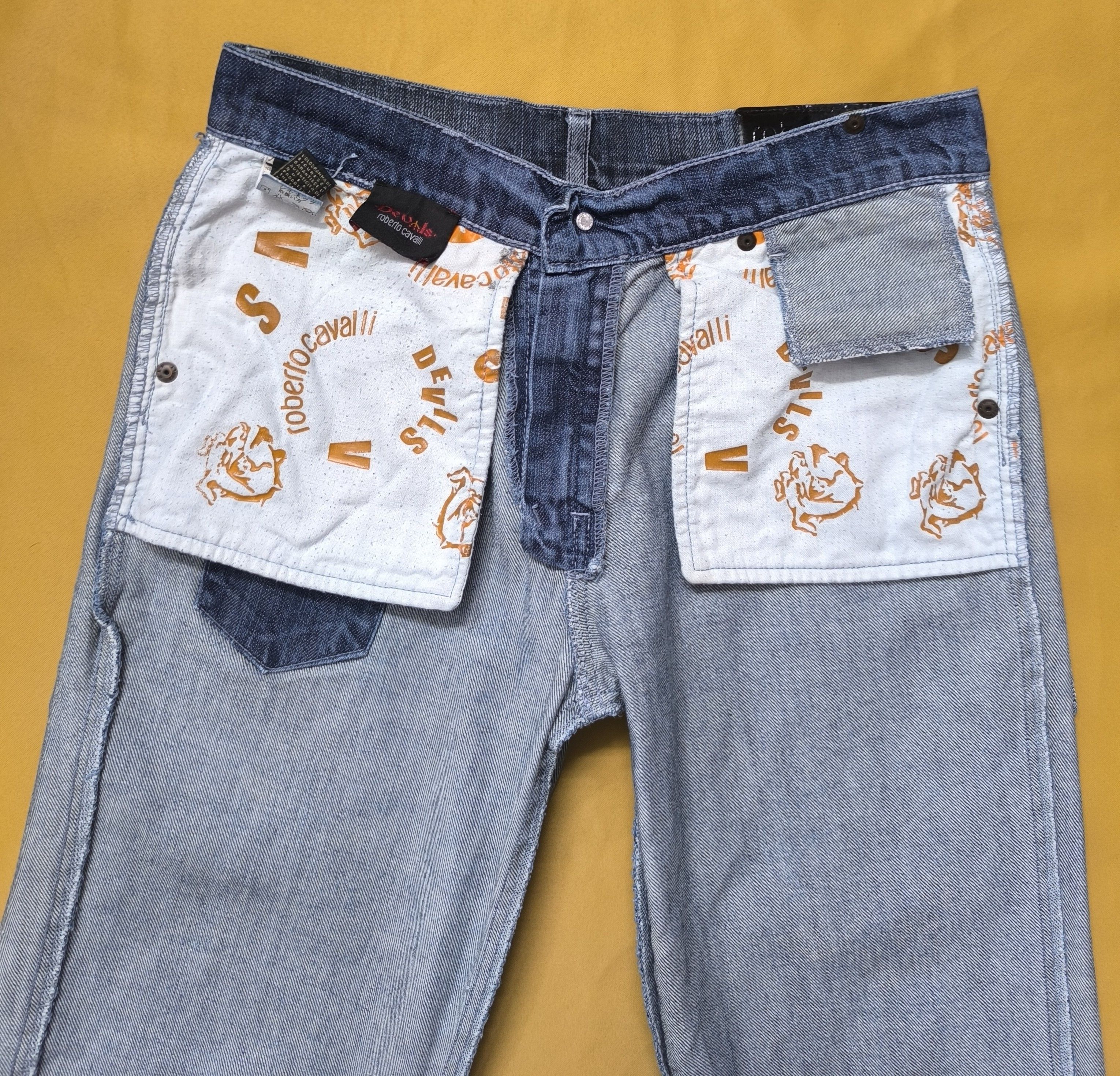 Roberto Cavalli Roberto Cavalli Vintage Devils Junior Blue Jeans Size XS Y2K Size 24" / US 00 / IT 34 - 19 Thumbnail