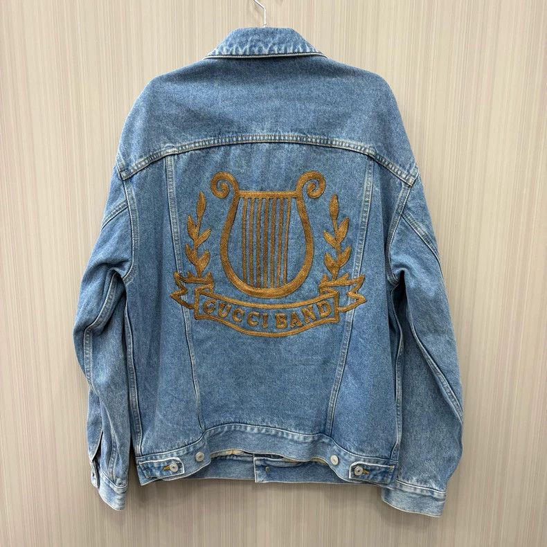 Gucci Gucci Logo denim jacket on the back 2504-Nextarrow Size US S / EU 44-46 / 1 - 2 Thumbnail