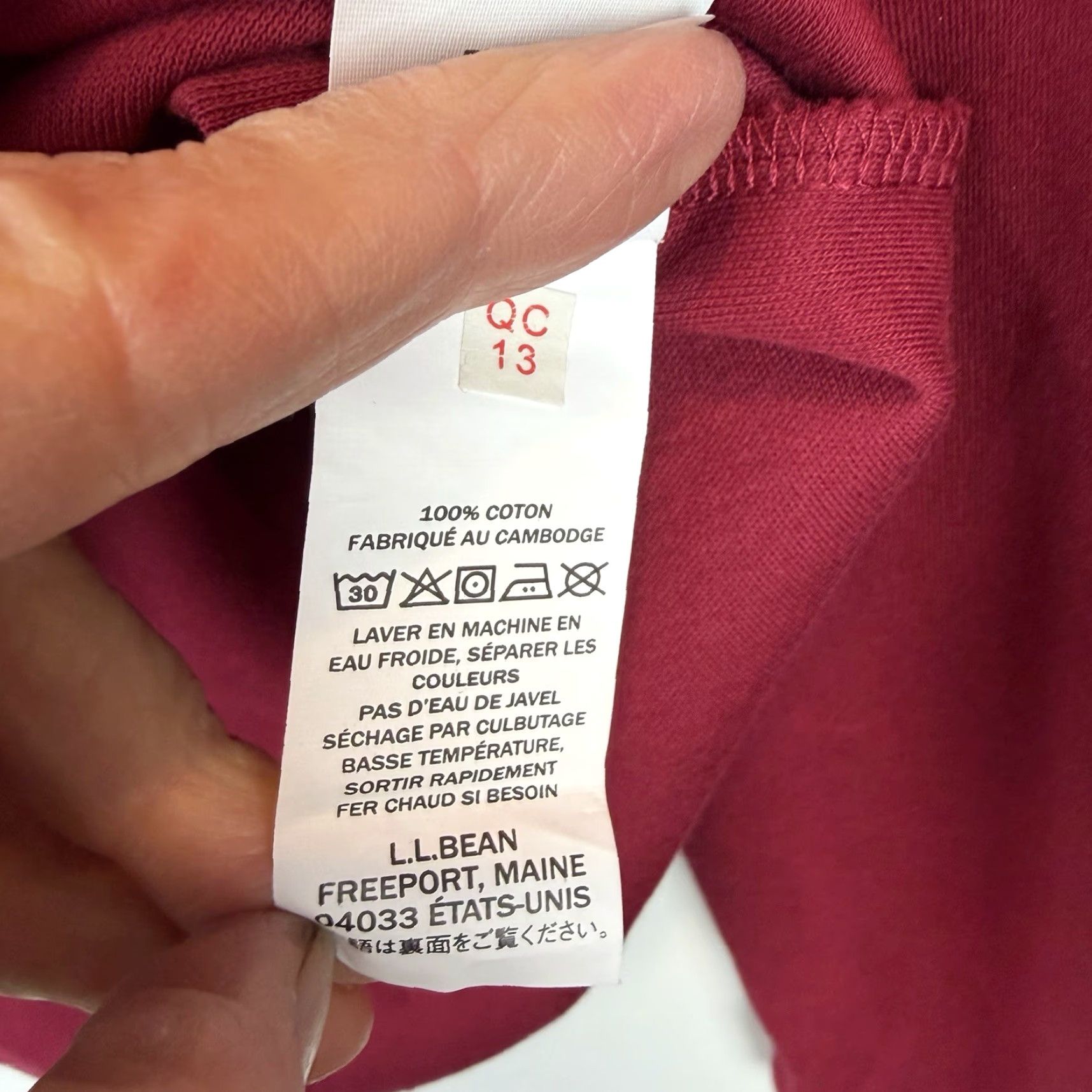 Vintage LL Bean Top Womens Petite Small Cotton Long Sleeve Shawl Collar Pullover Size S / US 4 / IT 40 - 6 Thumbnail